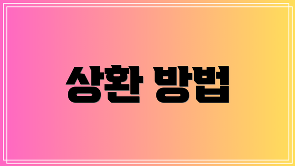 상환 방법