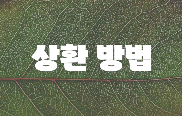 상환 방법