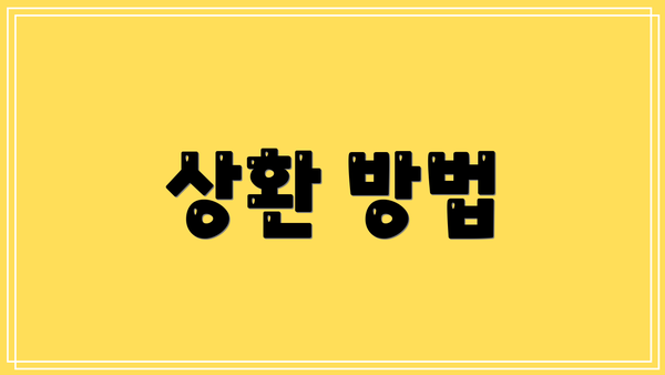 상환 방법