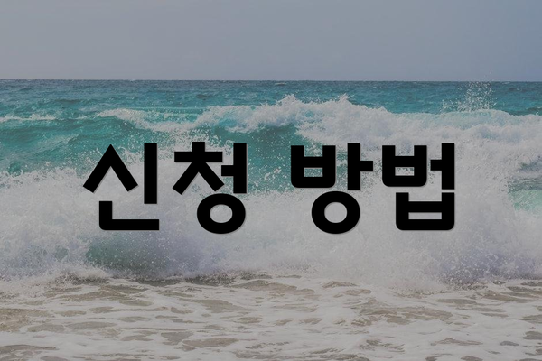 신청 방법