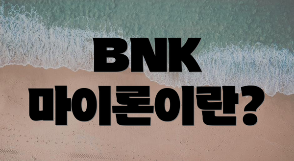 BNK 마이론이란?