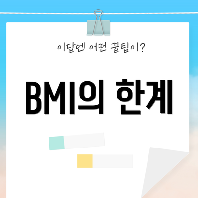 BMI의 한계