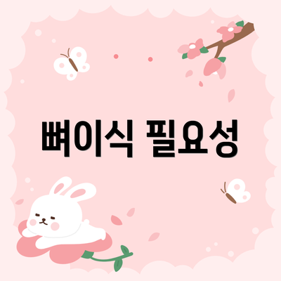 뼈이식 필요성