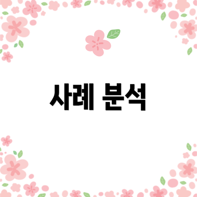 사례 분석