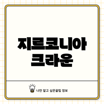 지르코니아 크라운