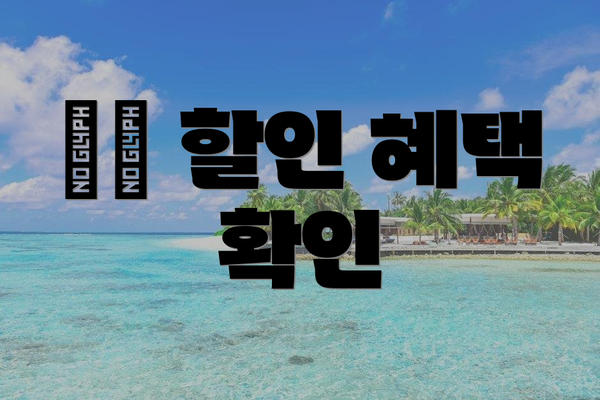 🎟️ 할인 혜택 확인