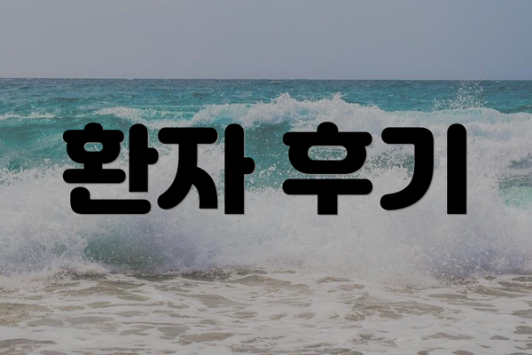 환자 후기